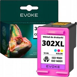 Tusz Evoke Tusz do HP 302 kolor XL | tusz do drukarki HP DeskJet 2130 | 18 ml 1