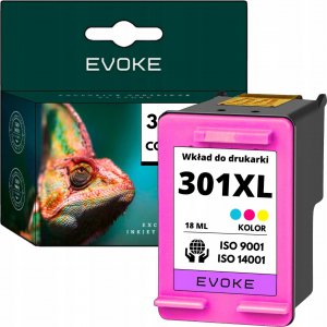 Tusz Evoke Tusz do HP 301 XL kolor | tusz do drukarki HP DeskJet 1510 | 18 ml 1