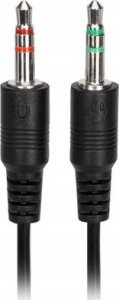 Słuchawki Marvo HP1001, słuchawki z mikrofonem, regulacja głośności, czarna, 2 x 3.5 mm Jack 3