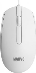 Mysz Marvo Mysz przewodowa, Marvo MS003, biała, optyczna, 1000DPI 1