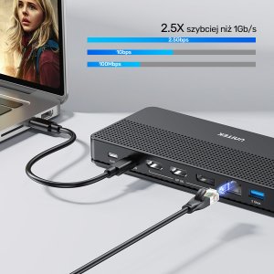 Stacja/replikator Unitek USB-C (D1104A01) 15