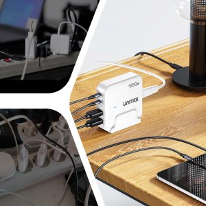 Ładowarka Unitek P1229A 2x USB-A 2x USB-C 5 A (P1229AWH01-EU) 5