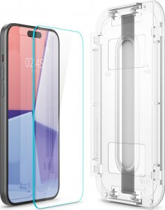 Spigen Glass tR EZ Fit 2 Pack, transparency - iPhone 15 4