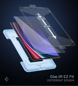 Spigen Szkło Hartowane Glas.tr ”ez Fit” Galaxy Tab S9 Ultra 14.6 X910 / X916B Clear 4