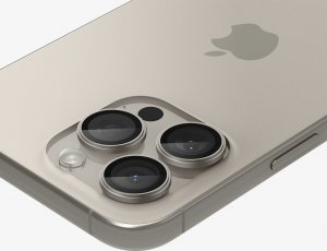 Spigen Glass tR EZ Fit Optik Pro 2 Pack, nature titanium - iPhone 15 Pro/15 Pro Max 2