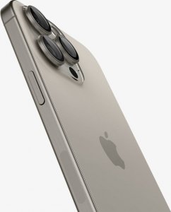 Spigen Glass tR EZ Fit Optik Pro 2 Pack, nature titanium - iPhone 15 Pro/15 Pro Max 3