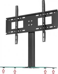 VETOUSON Podstawka pod telewizor GT-05 nóżki do telewizora Stojak naszafkowy do telewizora 9