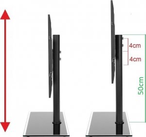 VETOUSON Podstawka pod telewizor GT-05 nóżki do telewizora Stojak naszafkowy do telewizora 10