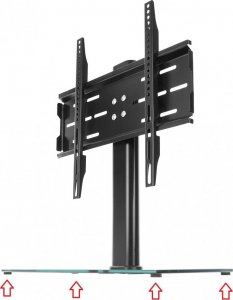 VETOUSON Stojak TV pod telewizor naszafkowy GT-321 stopa noga podstawa do telewizora 8