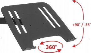 Uchwyt do komputera VETOUSON Laptopa regulowany biurkowy uniwersalny 2w1 (VX-142) 16