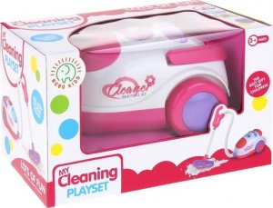 NoboKids Odkurzacz Elektroniczny Na Baterie Światło Dźwięk Wciąga Kulki Różowy 13