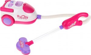 NoboKids Odkurzacz Elektroniczny Na Baterie Światło Dźwięk Wciąga Kulki Różowy 4