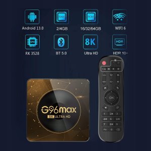 Odtwarzacz multimedialny Farrot tv box g96max 2/16 gb android 13.0 wifi 6 ultra hd, nerfilx, youtube, hbo max 4