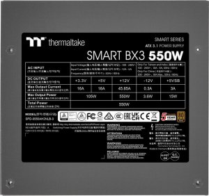 Zasilacz Thermaltake Smart BX3 550W (PS-SPD-0550NNFABE-3) 2