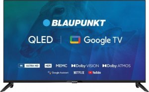 Telewizor Blaupunkt TV 43" Blaupunkt 43QBG7000S 4K Ultra HD QLED, GoogleTV, Dolby Atmos, WiFi 2,4-5GHz, BT, czarny 1