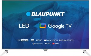 Telewizor Blaupunkt TV 43" Blaupunkt 43UBG6010S 4K Ultra HD LED, GoogleTV, Dolby Atmos, WiFi 2,4-5GHz, BT, biały 1