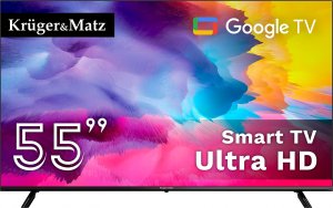 Telewizor Kruger&Matz KM0255UHD-SA LED 55'' 4K Ultra HD Google TV 1