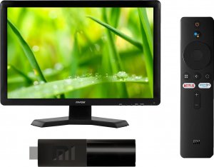 Telewizor Nvox Telewizor nvox digital hdtv led 19cali z tunerem dvbt/t2 hevc/h.265 12/24/230v + xiaomi mi stick smart 2