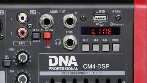 DNA DNA CM4-DSP mikser audio 4 kanały USB MP3 Bluetooth Phantom 3