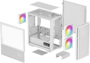 Obudowa Deepcool CH360 ARGB biała (R-CH360-WHAPE3D-G-1) 3