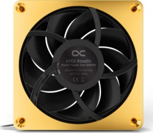 Wentylator Alphacool Apex Stealth Metal Power 120 mm Złoty (13856) 3
