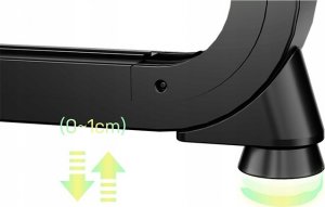 Biurko Ultradesk ULTRADESK Biurko dla gracza BOOSTER, 136x70,5 cm, 75 cm, podświetlenie RGB, uchwyt na słuchawki i napój 14