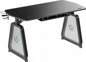 Biurko Ultradesk ULTRADESK Biurko dla gracza BOOSTER, 136x70,5 cm, 75 cm, podświetlenie RGB, uchwyt na słuchawki i napój 18