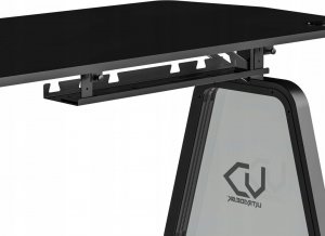 Biurko Ultradesk ULTRADESK Biurko dla gracza BOOSTER, 136x70,5 cm, 75 cm, podświetlenie RGB, uchwyt na słuchawki i napój 3