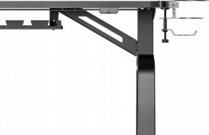 Biurko Ultradesk ULTRADESK Biurko dla gracza BOOSTER, 136x70,5 cm, 75 cm, podświetlenie RGB, uchwyt na słuchawki i napój 5