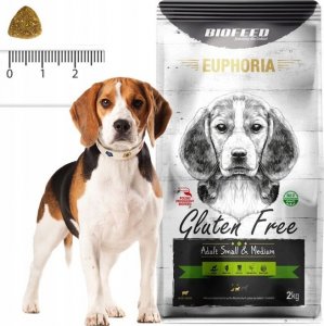 Biofeed BIOFEED Euphoria G-F psy SMALL&MID jagnięcina 2kg 1