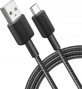 Kabel USB Anker Kabel Anker 322 USB-A do USB-C 1.8m czarny 1