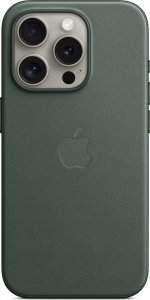 Apple Etui z tkaniny FineWoven z MagSafe do iPhonea 15 Pro - wieczna zieleń 1