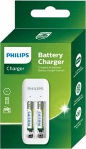 Ładowarka Philips Ładowarka do akumulatorów + 2xAA 700mAh, kabel USB 1