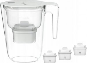 Dzbanek filtrujący Philips Dzbanek MicroXclean Softening+ 2,6l AWP2943WHT3/58 + 3 filtry 2