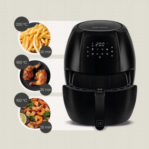 Frytkownica beztłuszczowa Zeegma Frytkownica beztłuszczowa Zeegma Knapper Grand 6L/7.7L czarna 10