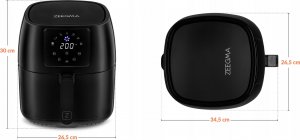 Frytkownica beztłuszczowa Zeegma Frytkownica beztłuszczowa Knapper Pro 3.5L/4.5L czarna 22