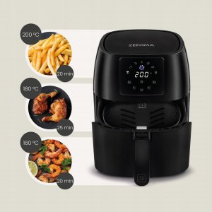 Frytkownica beztłuszczowa Zeegma Frytkownica beztłuszczowa Knapper Pro 3.5L/4.5L czarna 29