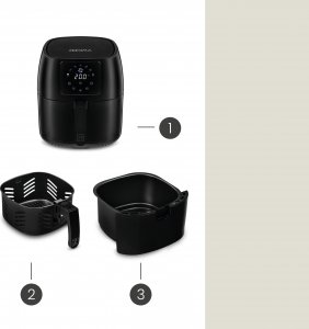 Frytkownica beztłuszczowa Zeegma Frytkownica beztłuszczowa Knapper Pro 3.5L/4.5L czarna 31