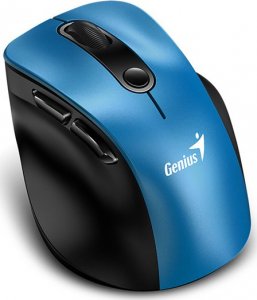 Mysz Genius Mysz bezprzewodowa Genius Ergo 9000S Mini Niebieska Cichy klik Bluetooth 5.0 + 2,4GHz 2