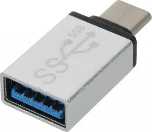 PremiumCord PREMIUMCORD Adaptér USB 3.1 C/male - USB 3.0 A/female, stříbrný, OTG 1