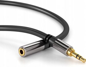 PremiumCord PREMIUMCORD prodlužovací kabel, Jack 3.5mm - Jack 3.5mm M/F 5m 1