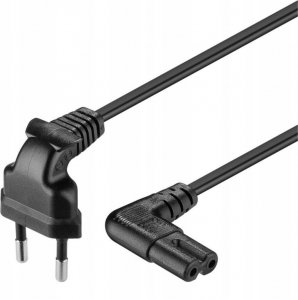 PremiumCord PREMIUMCORD Kabel síťový 230V k magnetofonu se zahnutými konektory 0.75m 1