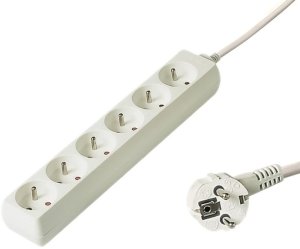 PremiumCord PREMIUMCORD Prodlužovací přívod 230V 10m, 6 zásuvek, bílá 2