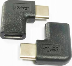 PremiumCord PremiumCord Adaptér USB-C/male - C/female zahnutý 90° 3