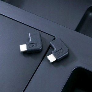PremiumCord PremiumCord Adaptér USB-C/male - C/female zahnutý 90° 4