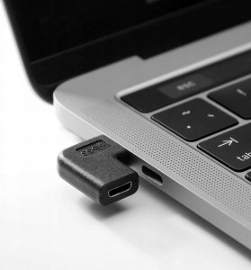 PremiumCord PremiumCord Adaptér USB-C/male - C/female zahnutý 90° 5