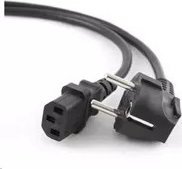 C-Tech C-TECH kabel síťový 3m 220/230V napájecí, VDE 2