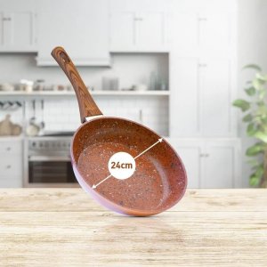 MediaShop Livington Copper & Stone Pan 24 cm 4