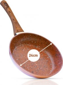 MediaShop Livington Copper & Stone Pan 24 cm 10