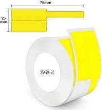 Niimbot Etykiety termiczne Niimbot R25*78-90Yellow 1